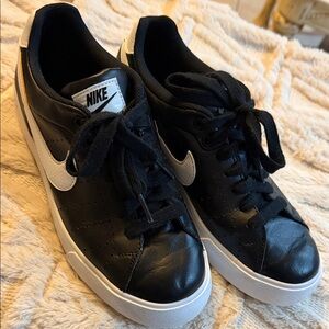 Nike Court Tour Classic Black and White Low-Tops